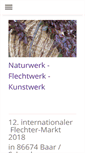 Mobile Screenshot of flechtertreffen.de