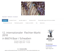 Tablet Screenshot of flechtertreffen.de